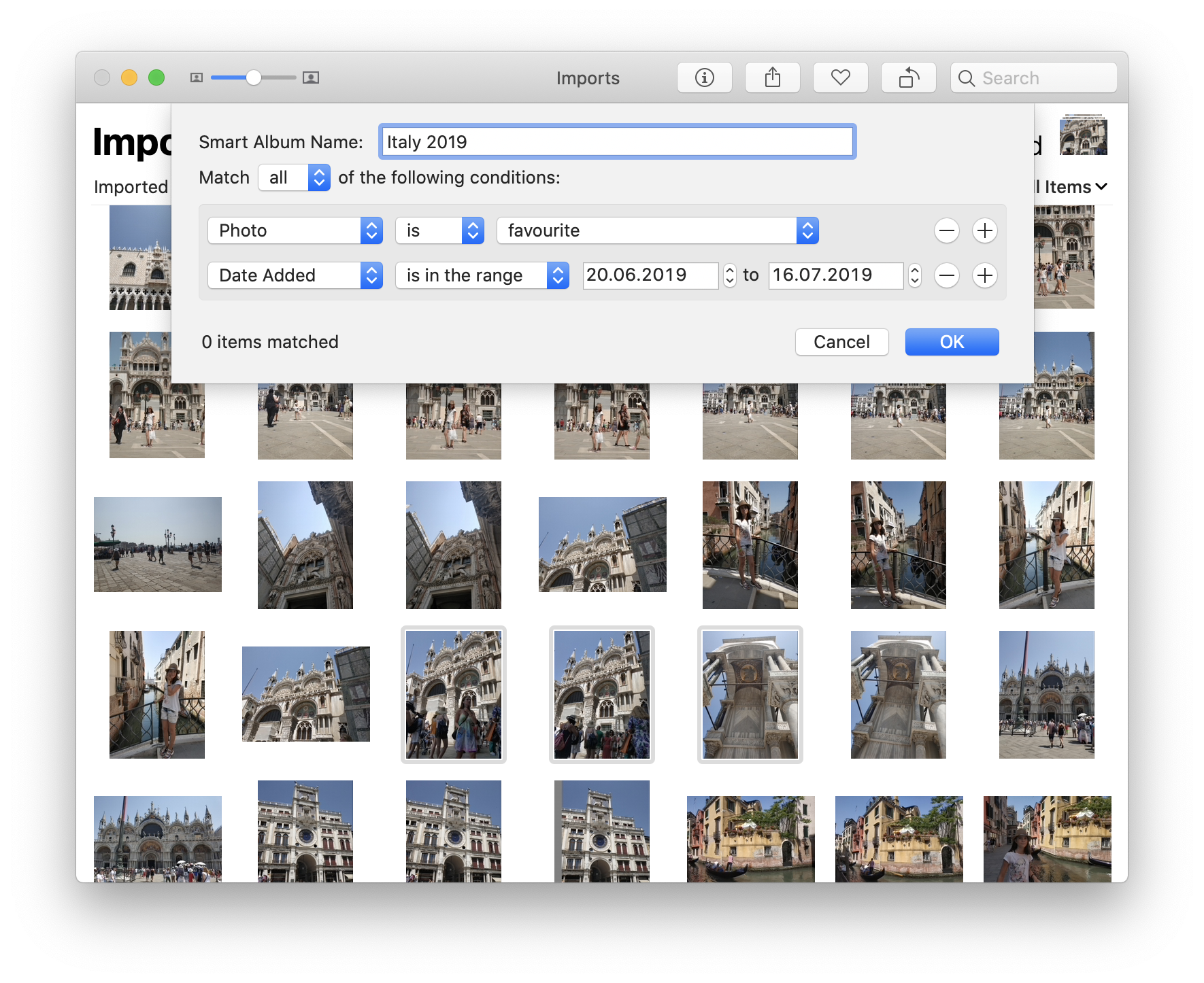 scan and organize photos by size and type mac os x 2017